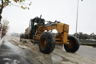 HATAY’DA KAR MESAİSİ