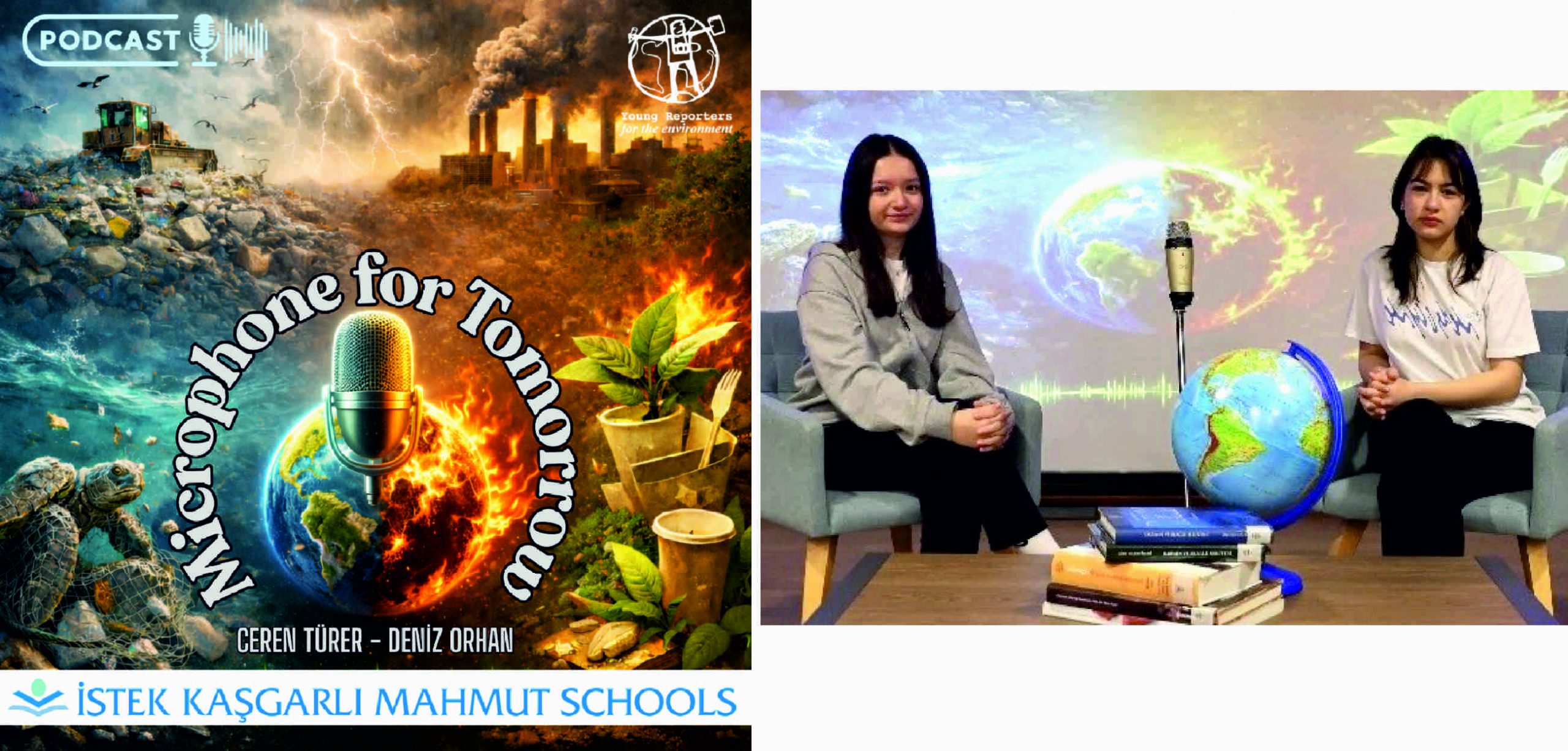 GELECEĞİN SESİNDEN EKOLOJİK UYARI: GENÇLERİN “GELECEK İÇİN MİKROFONU” DEVREDE!